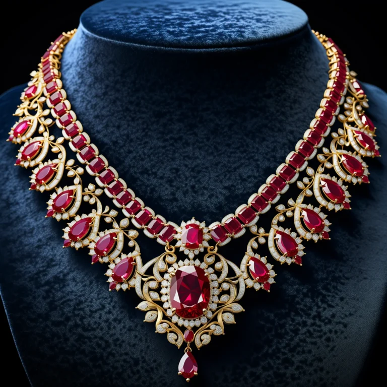 Captivating Ruby Necklace: A True Elegance Masterpiece