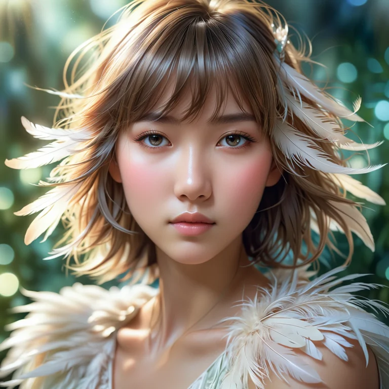 Effortless Elegance: Light and Airy Bangs for a Dreamy Style