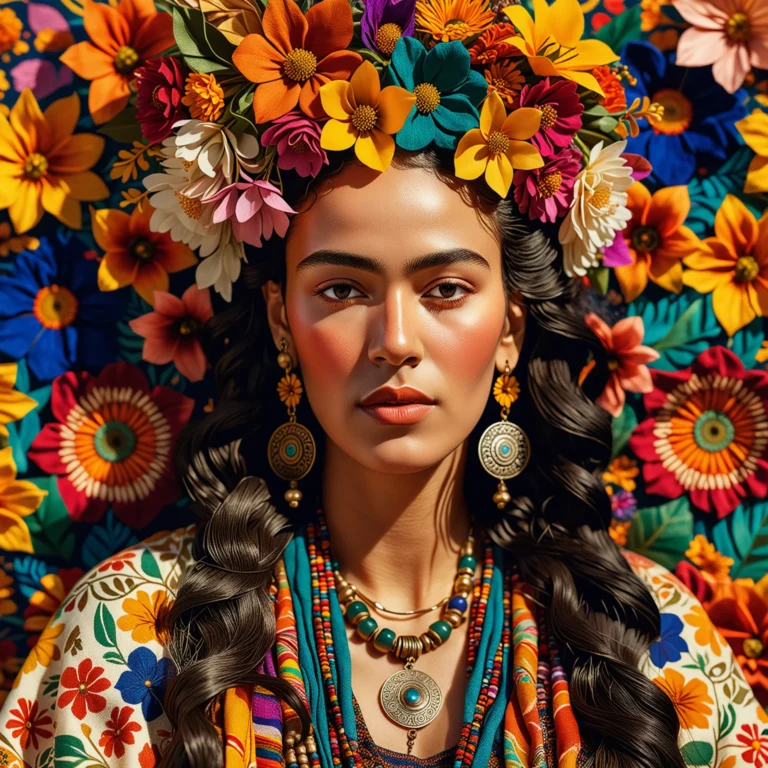 Bohemian Chic: Colorful Fabrics and Playful Nose Rings