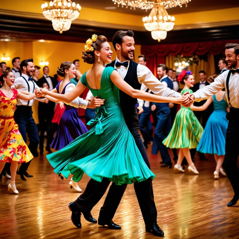 Dynamic Swing Dance Performance: Artistry in Motion
