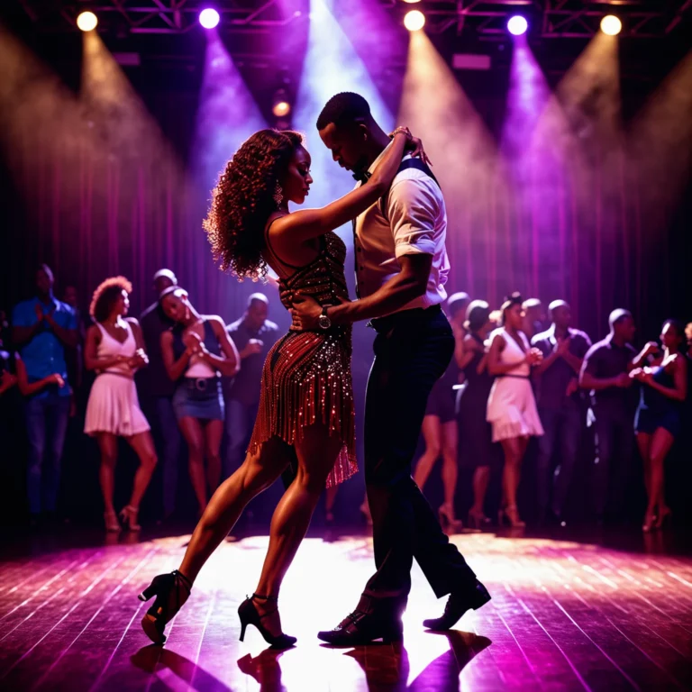 Captivating Kizomba Dance Performance: Elegance in the Shadows