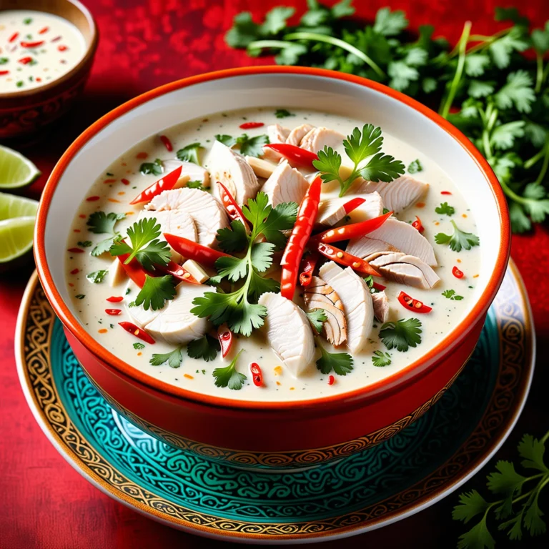 Mouthwatering Tom Kha Gai: A Fragrant Thai Coconut Chicken Soup Recipe