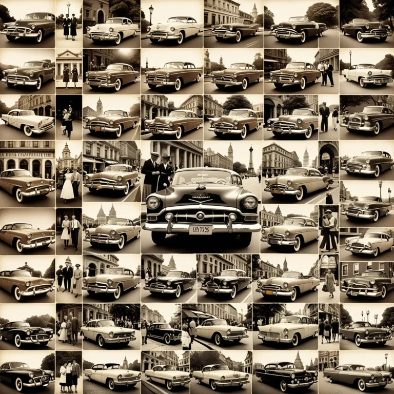 Timeless Reflections: A Journey Through Vintage Photo Collages