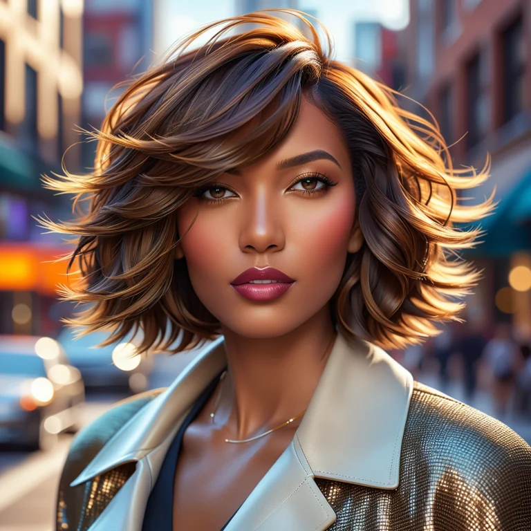 Effortlessly Chic: Tousled Bob Hairstyles for City Vibes