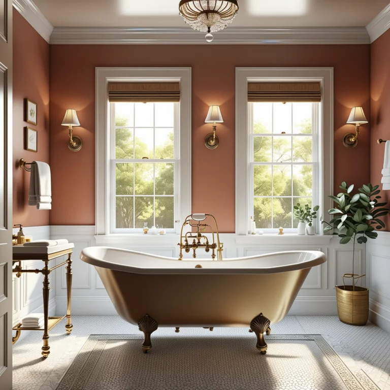 Timeless Elegance: An Edwardian-Inspired Clawfoot Bathtub Retreat